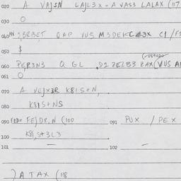 Eastern questionnaire, answ...