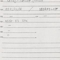 Eastern questionnaire, answ...