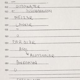 Eastern questionnaire, answ...