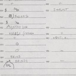 Eastern questionnaire, answ...