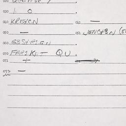 Eastern questionnaire, answ...