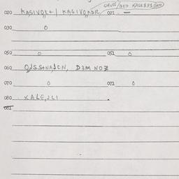 Eastern questionnaire, answ...