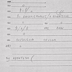 Eastern questionnaire, answ...