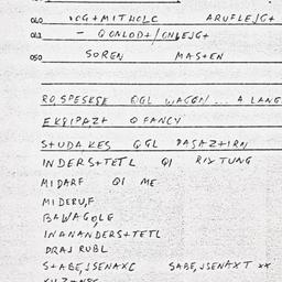 Eastern questionnaire, answ...