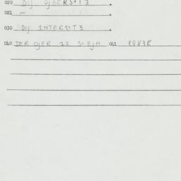 Eastern questionnaire, answ...