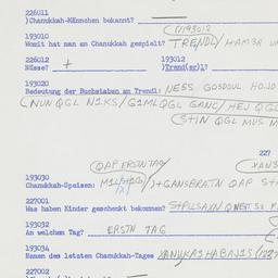Western questionnaire, answ...