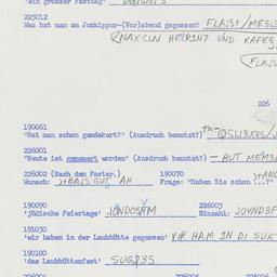 Western questionnaire, answ...