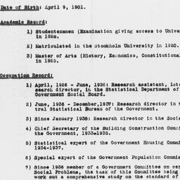 Resume of Richard Sterner e...