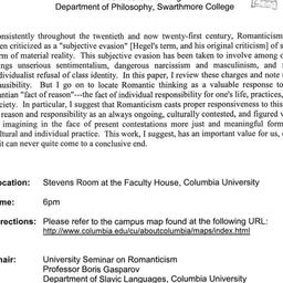 Announcements, 2004-03-26. ...