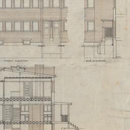Street, side, rear elevatio...