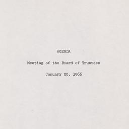 Meeting of the Board of Tru...