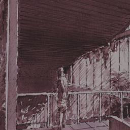 Interior perspective drawin...
