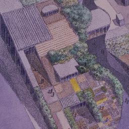 Roof and plaza.