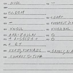 Eastern questionnaire, answ...