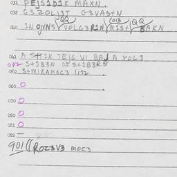 Eastern questionnaire, answ...