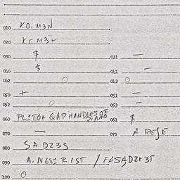 Eastern questionnaire, answ...