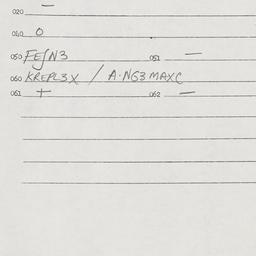 Eastern questionnaire, answ...
