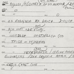 Eastern questionnaire, answ...