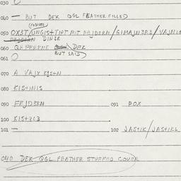 Eastern questionnaire, answ...