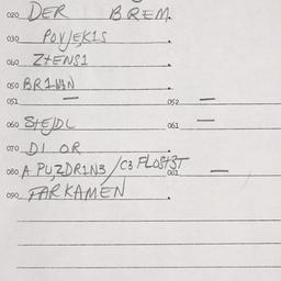 Eastern questionnaire, answ...