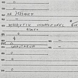 Eastern questionnaire, answ...
