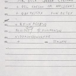 Eastern questionnaire, answ...