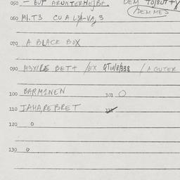 Eastern questionnaire, answ...
