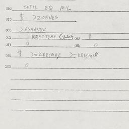 Eastern questionnaire, answ...