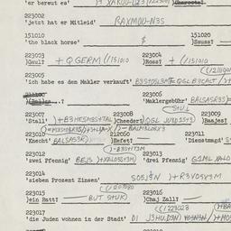 Western questionnaire, answ...