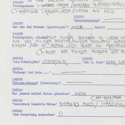 Western questionnaire, answ...