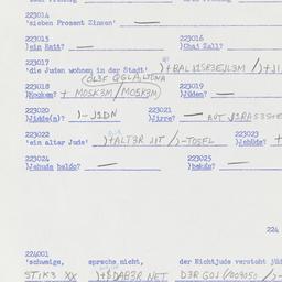 Western questionnaire, answ...
