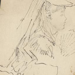 Young Woman With a Fan