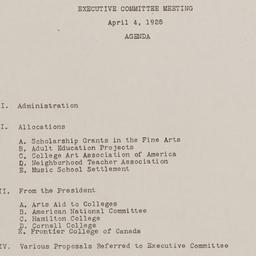Executive Committee Meeting...