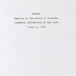 Meeting of the Board of Tru...