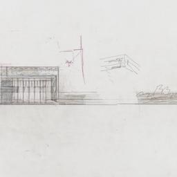 Two exterior elevations