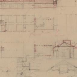 Sketch plans, elevations