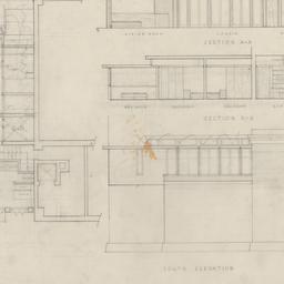 Apartment plan, elevations