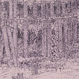 Garden Pavilion, detail. Pe...