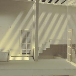 Model, interior view.