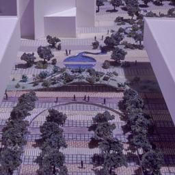Model, aerial view.