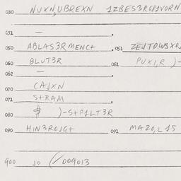 Eastern questionnaire, answ...