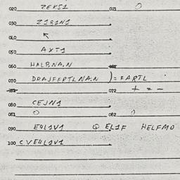 Eastern questionnaire, answ...