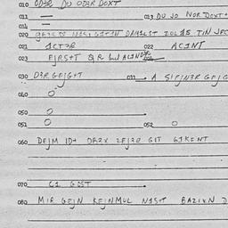 Eastern questionnaire, answ...