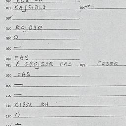 Eastern questionnaire, answ...