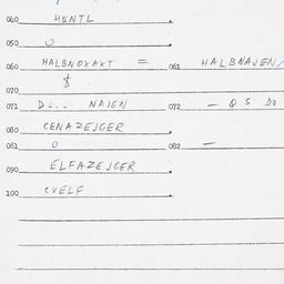 Eastern questionnaire, answ...