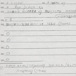 Eastern questionnaire, answ...