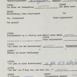 Western questionnaire, answ...