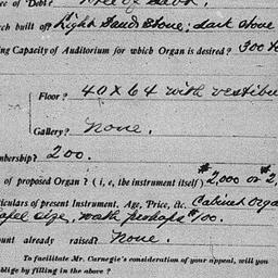 Carnegie Church Organs, Bel...