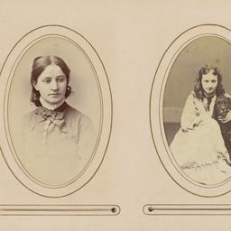 Two Images in Ovals: Mary A...
