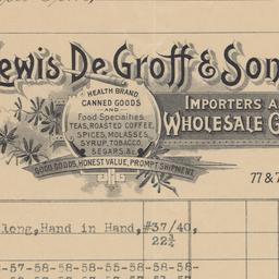 Lewis DeGroff & Son Who...